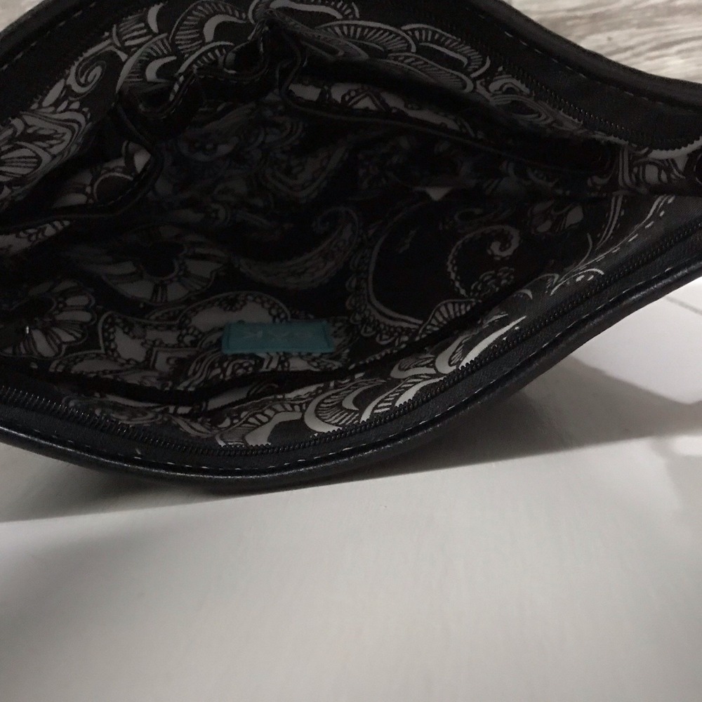 Sak Leather Black shoulder Bag Donut Shaped Charm‎ - Picture 7 of 7
